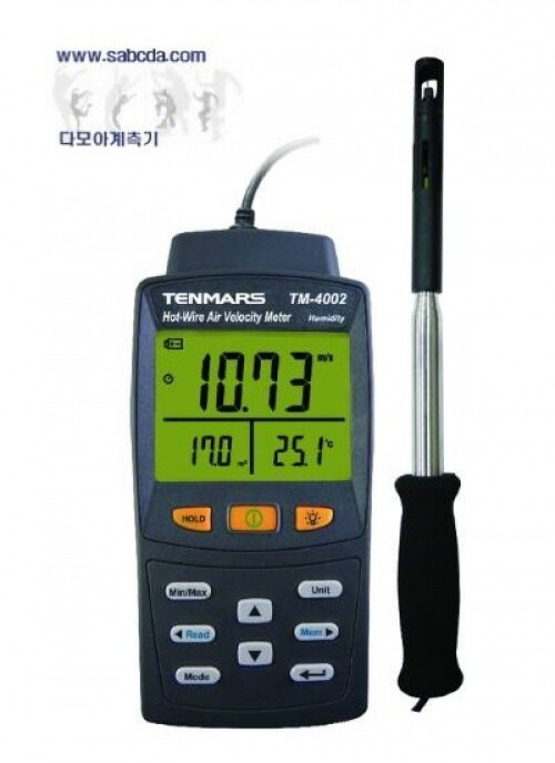 다모아계측기,열선식풍속계 TM-4002 열선형풍속계측기 풍속측정기 TM4002