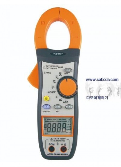 다모아계측기,TM-2013 클램프미터 후크메타 클램프메타 전류계 TM2013