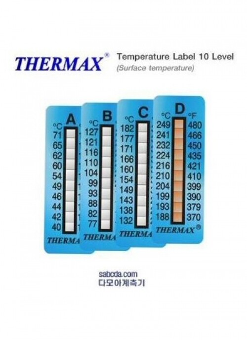다모아계측기,Thermax 10L-A 온도테이프 테이프온도계 써맥스10L-A